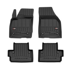 Tappetini per auto Proline 3D compatibili con Volvo S40 II 2004-2012 su misura in gomma | Tipo Auto: Berlina | Set di tappetini premium | Materiale TPE durevole | Bordi più alti