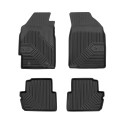Tappetini per auto no. 77 compatibili con Chevrolet Spark II 2005-2009 su misura in gomma | Tipo Auto: Hatchback | Set di tappetini premium | Materiale TPE durevole | Bordi più alti