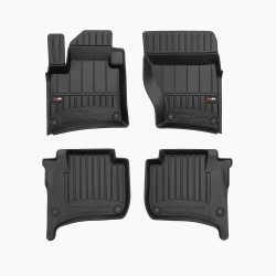 Tappetini per auto Proline 3D compatibili con Volkswagen Touareg II 2010-2018 su misura in gomma | Tipo Auto: SUV | Set di tappetini premium | Materiale TPE durevole | Bordi più alti