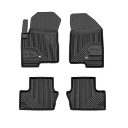 Tappetini per auto no. 77 compatibili con Dodge Caliber 2006-2011 su misura in gomma | Tipo Auto: Hatchback | Set di tappetini premium | Materiale TPE durevole | Bordi più alti