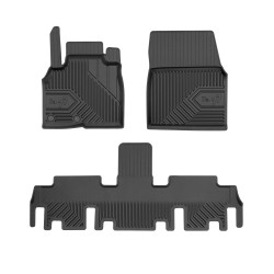 Tappetini per auto no. 77 compatibili con Renault Espace IV 2002-2014 su misura in gomma | Tipo Auto: Minivan | Set di tappetini premium | Materiale TPE durevole | Bordi più alti