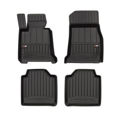 Tappetini per auto Proline 3D compatibili con BMW Serie 3 Gran Turismo F34 2013-2021 su misura in gomma | Note: liftback | Set di tappetini premium | Materiale TPE durevole | Bordi più alti