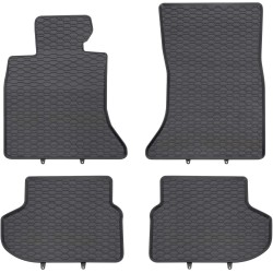 Tappetini per auto Geyer& Hosaja per BMW Serie 5 F11 2010-2017 su misura in gomma | Materiale resiste | Superficie antiscivolo | Impermeabile