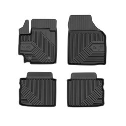 Tappetini per auto no. 77 compatibili con Suzuki Celerio dal 2014 in poi su misura in gomma | Tipo Auto: Hatchback | Set di tappetini premium | Materiale TPE durevole | Bordi più alti