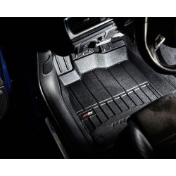 Tappetini per auto Proline 3D compatibili con Porsche Macan dal 2013 in poi su misura in gomma | Tipo Auto: SUV | Set di tappetini premium | Materiale TPE durevole | Bordi più alti
