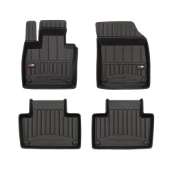 Tappetini per auto Proline 3D compatibili con Volvo XC90 II dal 2014 in poi su misura in gomma | Tipo Auto: SUV | Set di tappetini premium | Materiale TPE durevole | Bordi più alti