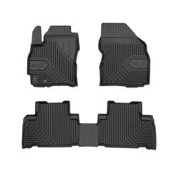Tappetini per auto no. 77 compatibili con Mazda Premacy II 2005-2010 su misura in gomma | Tipo Auto: Minivan | Set di tappetini premium | Materiale TPE durevole | Bordi più alti