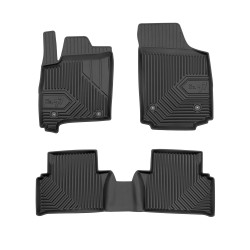 Tappetini per auto no. 77 compatibili con Opel Meriva A 2003-2010 su misura in gomma | Tipo Auto: Minivan | Set di tappetini premium | Materiale TPE durevole | Bordi più alti