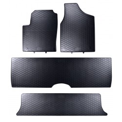 Tappetini per auto Geyer& Hosaja per Ford Galaxy I 1995-2006 | Note: 7 posti | su misura in gomma | Materiale resiste | Superficie antiscivolo | Impermeabile