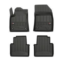 Tappetini per auto Proline 3D compatibili con Citroën C3 Aircross dal 2017 in poi su misura in gomma | Tipo Auto: Crossover | Set di tappetini premium | Materiale TPE durevole | Bordi più alti