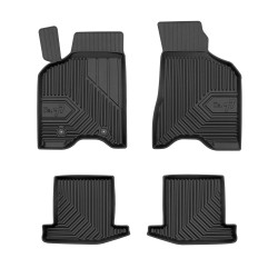 Tappetini per auto no. 77 compatibili con Volkswagen Lupo 1998-2005 su misura in gomma | Tipo Auto: Hatchback | Set di tappetini premium | Materiale TPE durevole | Bordi più alti