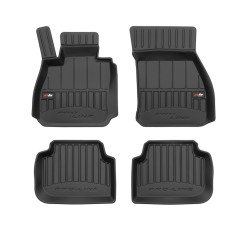 Tappetini per auto Proline 3D compatibili con Mini Clubman II dal 2015 in poi su misura in gomma | Tipo Auto: Station Wagon | Set di tappetini premium | Materiale TPE durevole | Bordi più alti