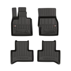 Tappetini per auto Proline 3D compatibili con Alfa Romeo Stelvio dal 2016 in poi su misura in gomma | Tipo Auto: SUV | Set di tappetini premium | Materiale TPE durevole | Bordi più alti