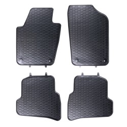 Tappetini per auto Geyer& Hosaja per SEAT Ibiza IV 2008-2017 su misura in gomma | Materiale resiste | Superficie antiscivolo | Impermeabile