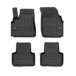 Tappetini per auto Proline 3D compatibili con Audi Q8 dal 2018 in poi su misura in gomma | Tipo Auto: SUV | Set di tappetini premium | Materiale TPE durevole | Bordi più alti