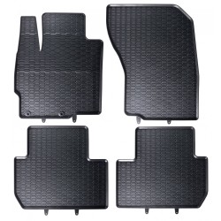 Tappetini per auto Geyer& Hosaja per Citroën C4 Aircross 2012-2017 su misura in gomma | Materiale resiste | Superficie antiscivolo | Impermeabile