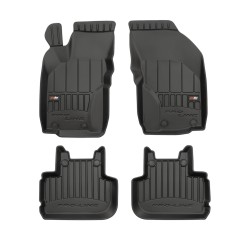 Tappetini per auto Proline 3D compatibili con Alfa Romeo 147 2000-2010 su misura in gomma | Tipo Auto: Hatchback | Set di tappetini premium | Materiale TPE durevole | Bordi più alti