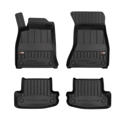Tappetini per auto Proline 3D compatibili con Audi A5 F5 dal 2016 in poi su misura in gomma | Tipo Auto: Coupé | Set di tappetini premium | Materiale TPE durevole | Bordi più alti