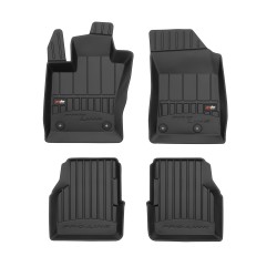 Tappetini per auto Proline 3D compatibili con Jeep Compass II dal 2016 in poi su misura in gomma | Tipo Auto: SUV | Set di tappetini premium | Materiale TPE durevole | Bordi più alti