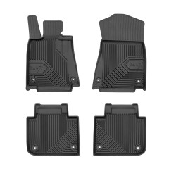 Tappetini per auto no. 77 compatibili con Lexus GS IV 2012-2020 su misura in gomma | Note: non compatibile con versione AWD | Tipo Auto: Berlina | Set di tappetini premium | Materiale TPE durevole | Bordi più alti