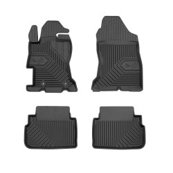Tappetini per auto no. 77 compatibili con Subaru Impreza V dal 2016 in poi su misura in gomma | Set di tappetini premium | Materiale TPE durevole | Bordi più alti
