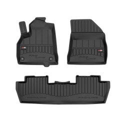 Tappetini per auto Proline 3D compatibili con Peugeot 5008 I 2009-2017 su misura in gomma | Tipo Auto: Minivan | Set di tappetini premium | Materiale TPE durevole | Bordi più alti