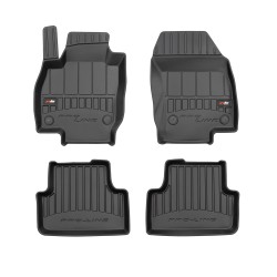 Tappetini per auto Proline 3D compatibili con Volkswagen T-Cross dal 2018 in poi su misura in gomma | Tipo Auto: Crossover | Set di tappetini premium | Materiale TPE durevole | Bordi più alti