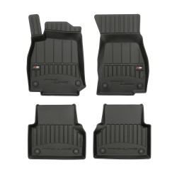 Tappetini per auto Proline 3D compatibili con Audi A7 Sportback II dal 2018 in poi su misura in gomma | Note: liftback | Set di tappetini premium | Materiale TPE durevole | Bordi più alti