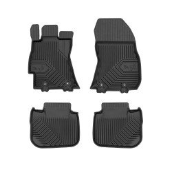 Tappetini per auto no. 77 compatibili con Subaru Legacy V 2009-2014 su misura in gomma | Note: cambio automatico | Set di tappetini premium | Materiale TPE durevole | Bordi più alti