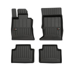 Tappetini per auto Proline 3D compatibili con Alfa Romeo Giulia dal 2016 in poi su misura in gomma | Note: AWD | Tipo Auto: Berlina | Set di tappetini premium | Materiale TPE durevole | Bordi più alti
