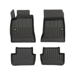 Tappetini per auto Proline 3D compatibili con Mercedes-Benz CLA C117 2013-2019 su misura in gomma | Set di tappetini premium | Materiale TPE durevole | Bordi più alti
