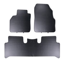 Tappetini per auto Geyer& Hosaja per Renault Scenic II 2003-2009 su misura in gomma | Materiale resiste | Superficie antiscivolo | Impermeabile