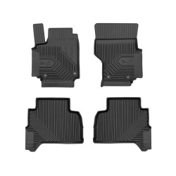Tappetini per auto no. 77 compatibili con Volkswagen Amarok I 2009-2021 su misura in gomma | Note: cabina doppia | Tipo Auto: Pickup | Set di tappetini premium | Materiale TPE durevole | Bordi più alti
