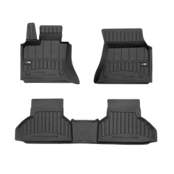 Tappetini per auto Proline 3D compatibili con BMW X6 F16 2014-2019 su misura in gomma | Tipo Auto: SUV Coupé | Set di tappetini premium | Materiale TPE durevole | Bordi più alti