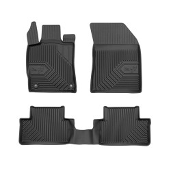 Tappetini per auto no. 77 compatibili con DS 4 II dal 2021 in poi su misura in gomma | Tipo Auto: Hatchback | Set di tappetini premium | Materiale TPE durevole | Bordi più alti