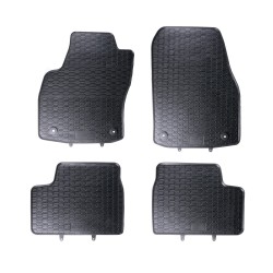 Tappetini per auto Geyer& Hosaja per Opel Astra H 2004-2014 su misura in gomma | Materiale resiste | Superficie antiscivolo | Impermeabile