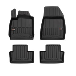 Tappetini per auto Proline 3D compatibili con Renault Clio V dal 2019 in poi su misura in gomma | Tipo Auto: Hatchback | Set di tappetini premium | Materiale TPE durevole | Bordi più alti