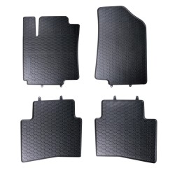 Tappetini per auto Geyer& Hosaja per Kia Rio III 2011-2017 su misura in gomma | Materiale resiste | Superficie antiscivolo | Impermeabile