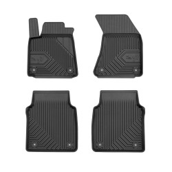 Tappetini per auto no. 77 compatibili con Audi A8 D4 2009-2017 su misura in gomma | Note: versione Long | Tipo Auto: Berlina | Set di tappetini premium | Materiale TPE durevole | Bordi più alti