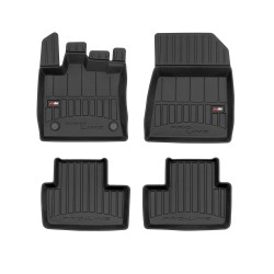 Tappetini per auto Proline 3D compatibili con Renault Captur II dal 2019 in poi su misura in gomma | Tipo Auto: Crossover | Set di tappetini premium | Materiale TPE durevole | Bordi più alti