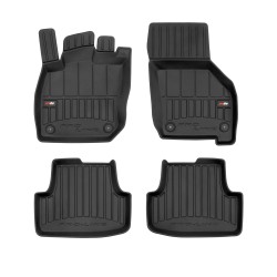Tappetini per auto Proline 3D compatibili con Volkswagen Golf VIII dal 2019 in poi su misura in gomma | Note: Mild Hybrid | Set di tappetini premium | Materiale TPE durevole | Bordi più alti