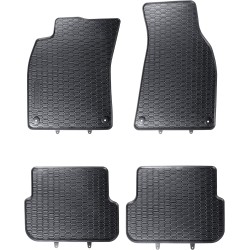 Tappetini compatibili con Audi A6 C6 2004-2006, su misura in Gomma TPE