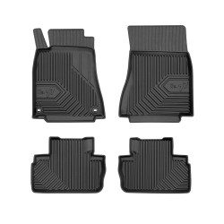 Tappetini per auto no. 77 compatibili con Lexus IS II 2005-2013 su misura in gomma | Note: RWD | Tipo Auto: Berlina | Set di tappetini premium | Materiale TPE durevole | Bordi più alti