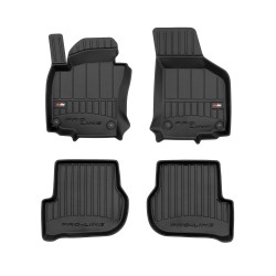 Tappetini per auto Proline 3D compatibili con Volkswagen Jetta V 2005-2011 su misura in gomma | Set di tappetini premium | Materiale TPE durevole | Bordi più alti
