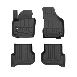 Tappetini per auto Proline 3D compatibili con Volkswagen Golf Plus 2005-2014 su misura in gomma | Note: distanza tra i bottoni sul lato del guidatore 31,5 cm e sul lato del passeggero 30,4 cm | Tipo Auto: Minivan | Set di tappetini premium | Materiale TPE