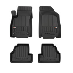 Tappetini per auto Proline 3D compatibili con Opel Mokka A 2012-2019 su misura in gomma | Tipo Auto: Crossover | Set di tappetini premium | Materiale TPE durevole | Bordi più alti