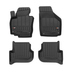 Tappetini per auto Proline 3D compatibili con Skoda Yeti 2009-2018 su misura in gomma | Tipo Auto: Crossover | Set di tappetini premium | Materiale TPE durevole | Bordi più alti