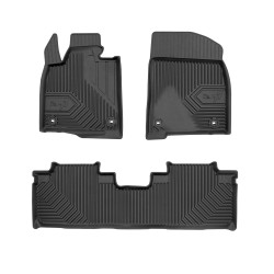 Tappetini per auto no. 77 compatibili con Lexus RX IV 2015-2022 su misura in gomma | Tipo Auto: SUV | Set di tappetini premium | Materiale TPE durevole | Bordi più alti