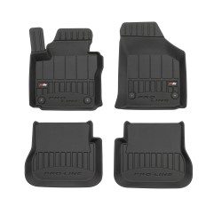 Tappetini per auto Proline 3D compatibili con Volkswagen Caddy III 2003-2020 su misura in gomma | Tipo Auto: Combivan | Set di tappetini premium | Materiale TPE durevole | Bordi più alti