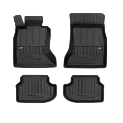 Tappetini per auto Proline 3D compatibili con BMW Serie 5 F10 2010-2017 su misura in gomma | Note: xDrive, post-facelift | Tipo Auto: Berlina | Set di tappetini premium | Materiale TPE durevole | Bordi più alti